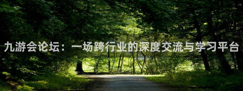 华信娱乐5注册：九游会论坛：一场跨行业的深度交流与学习平台