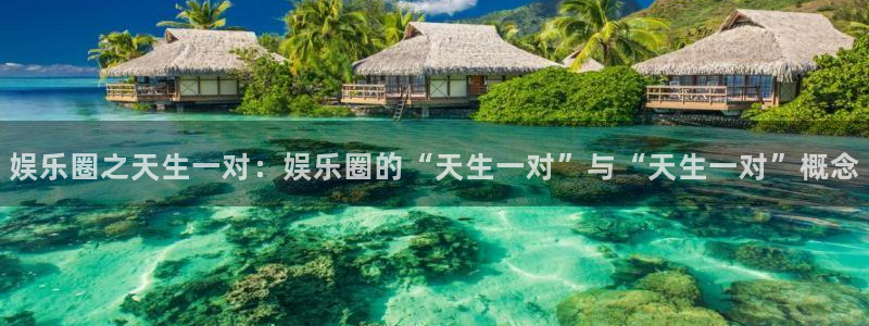 华信娱乐放水时间：娱乐圈之天生一对：娱乐圈的“天生一对”与“天生一对”概念